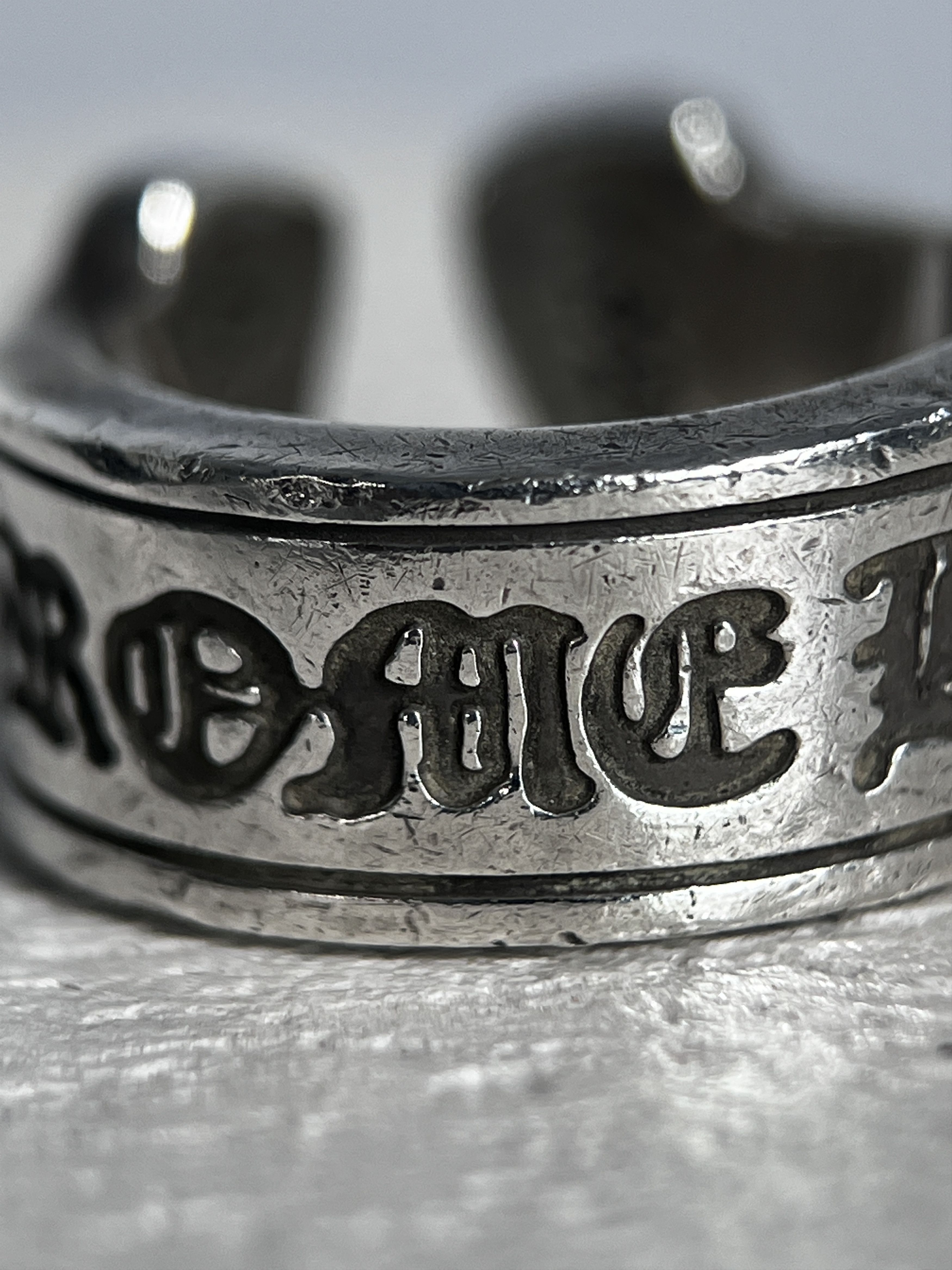 Chrome Hearts Chrome Hearts Scroll Band Ring 925 Sterling Silver Size 7.5 Size ONE SIZE - 5 Thumbnail