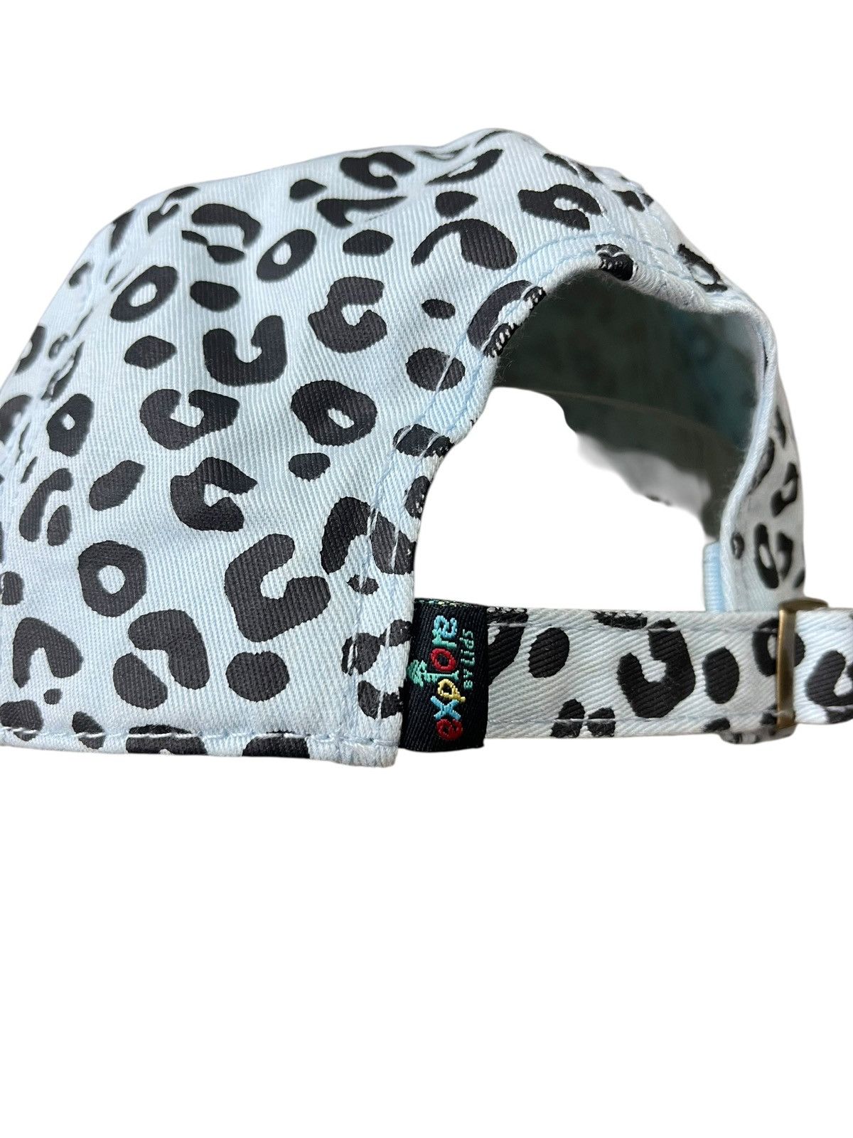 Vintage Explore By Lids Hat Leopard Full Print Adjustable Size ONE SIZE - 4 Thumbnail