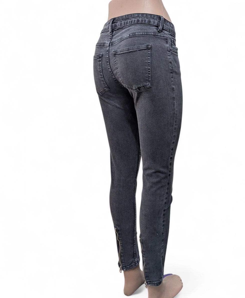Acne Studios ACNE STUDIOS Skinny Jeans w/ Ankle Zippers Skin 5 Pistol Size 26" / US 2 / IT 38 - 16 Thumbnail