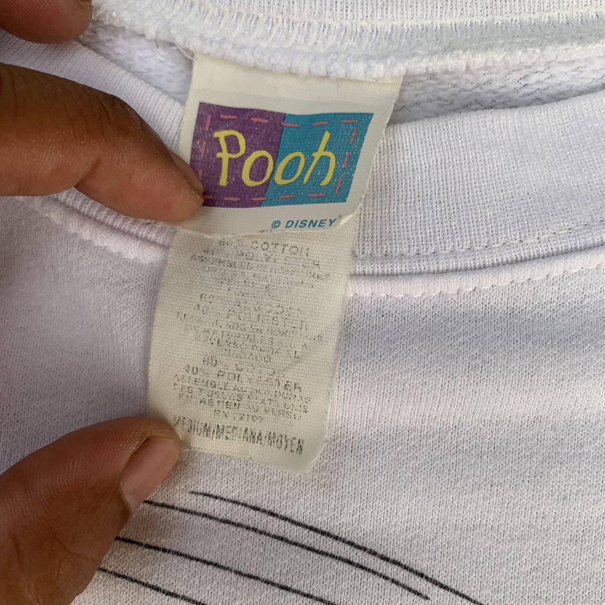 Disney Vintage 90s Pooh Disney Crewneck Big Logo Size US S / EU 44-46 / 1 - 9 Thumbnail