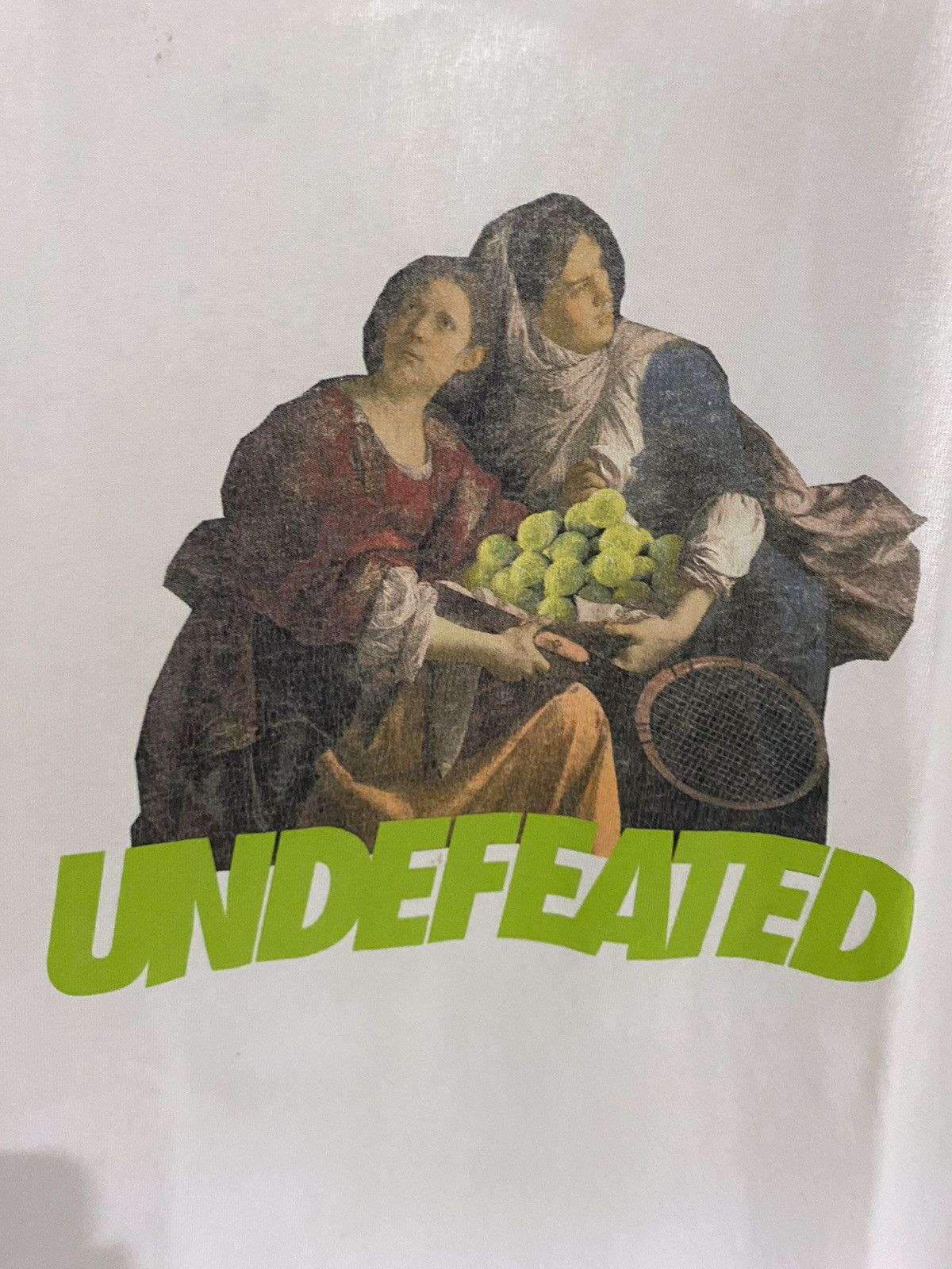 Undefeated Undefeated racquet white tshirt Size US L / EU 52-54 / 3 - 4 Thumbnail