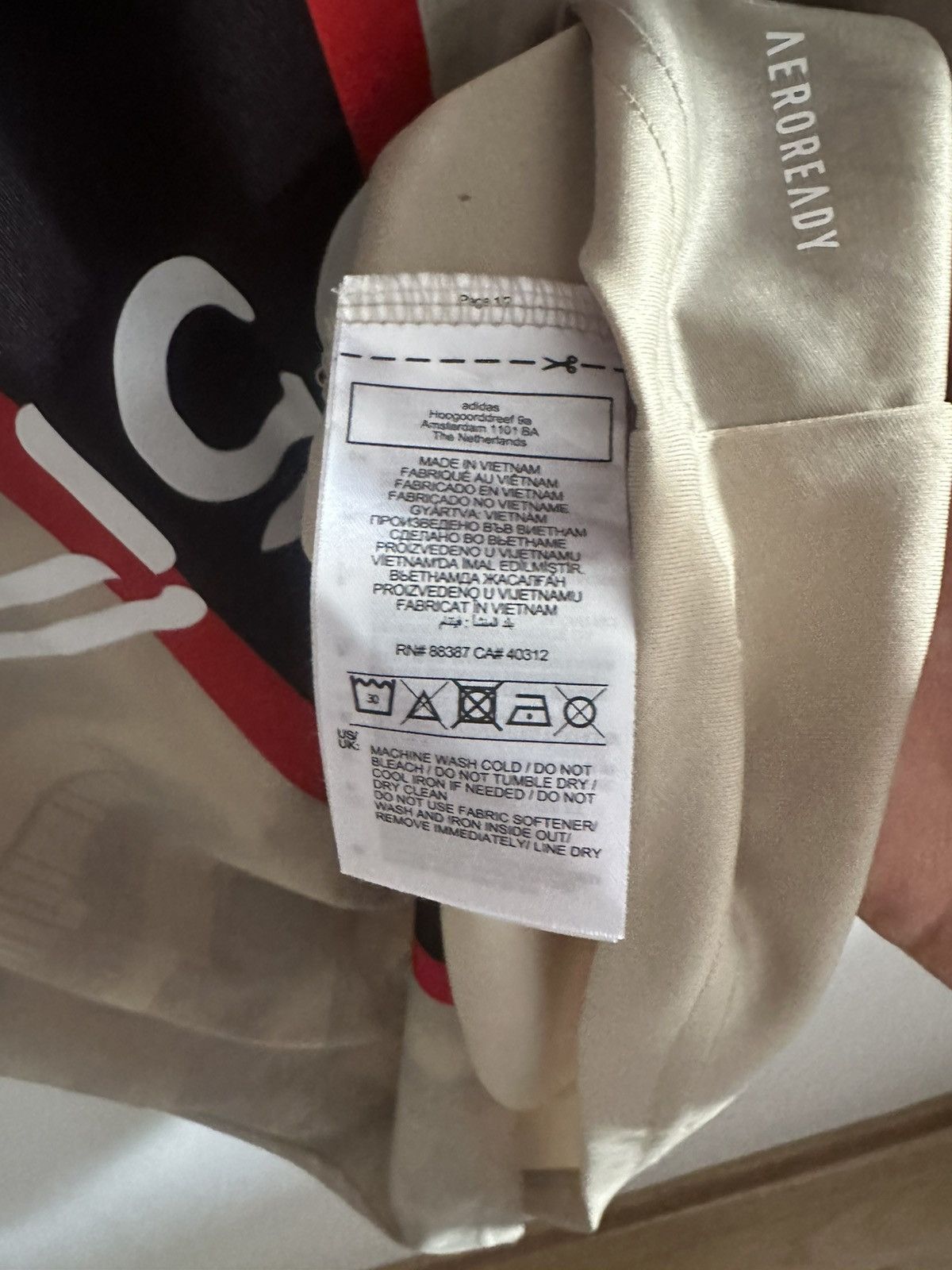 Adidas T-Shirt Adidas Ajax Daily Paper Ziggo Jersey Football shirt Size US L / EU 52-54 / 3 - 6 Thumbnail