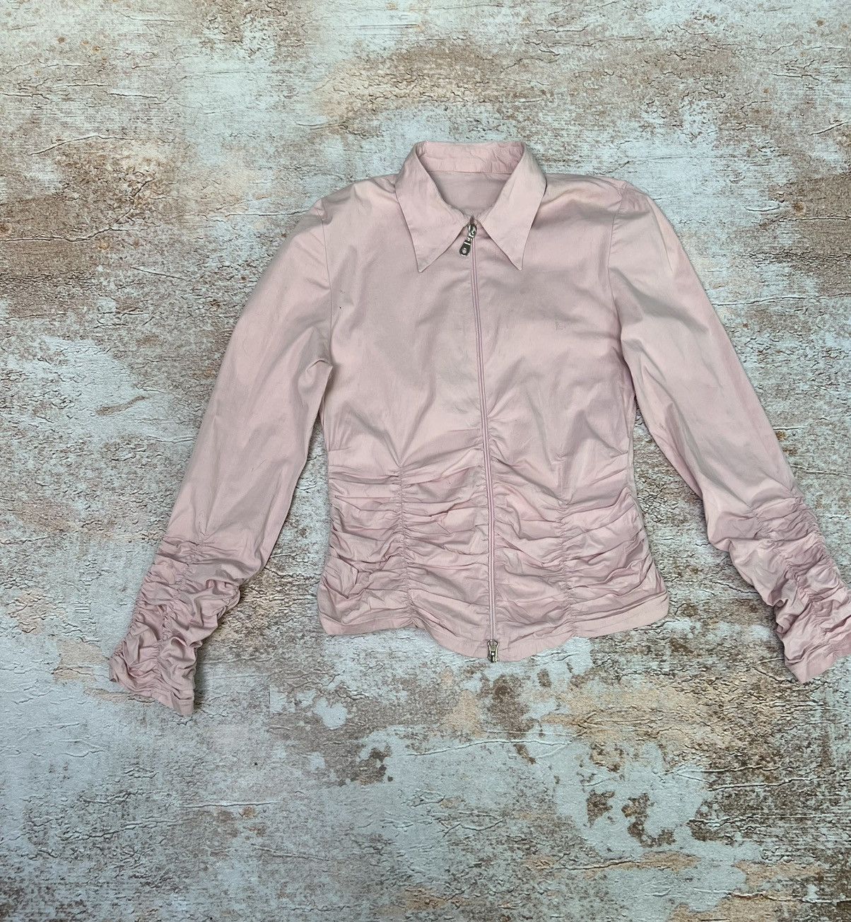 Japanese Brand Vintage double zip adjustable blouse Size S / US 4 / IT 40 - 2 Thumbnail