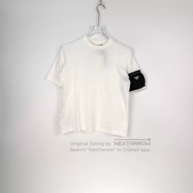 Prada Prada White sleeve arm metal triangle arm bag short sleeve Size XS / US 0-2 / IT 36-38 - 3 Thumbnail