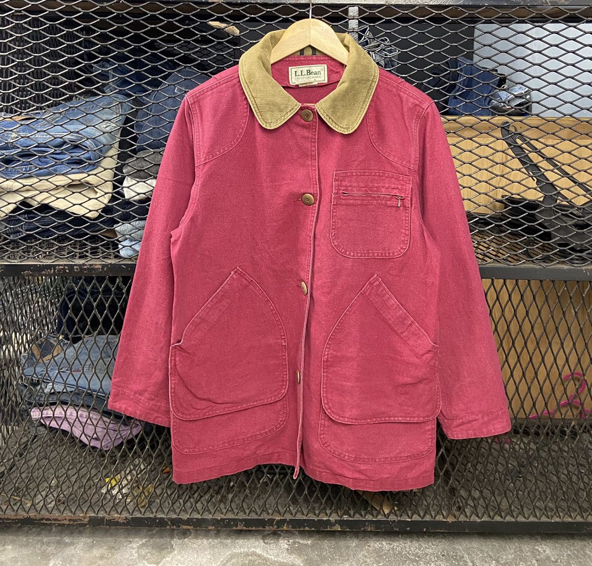 L.L. Bean × Vintage RARE! L.L Bean 80s Vintage Duck Canvas Field Jacket Size S / US 4 / IT 40 - 1 Thumbnail
