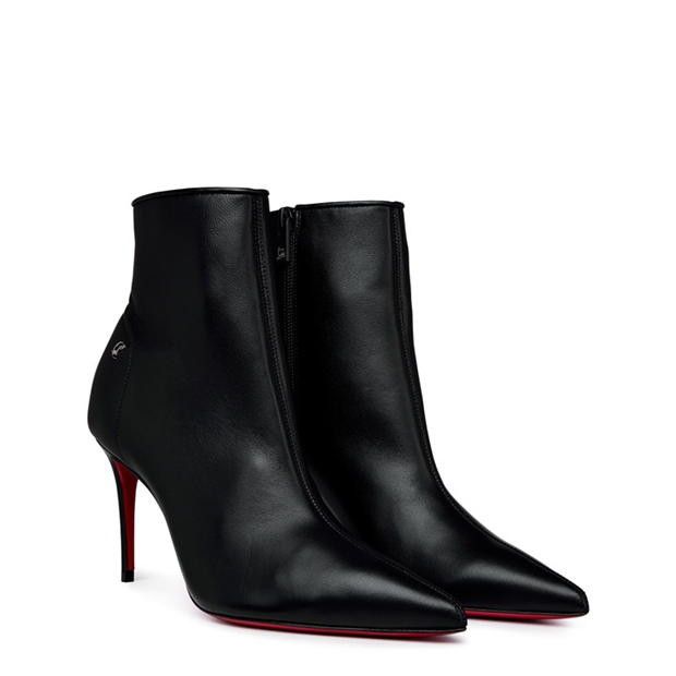 Christian Louboutin Sporty Kate 85mm Leather Ankle Boots Size US 7 / IT 37 - 4 Thumbnail