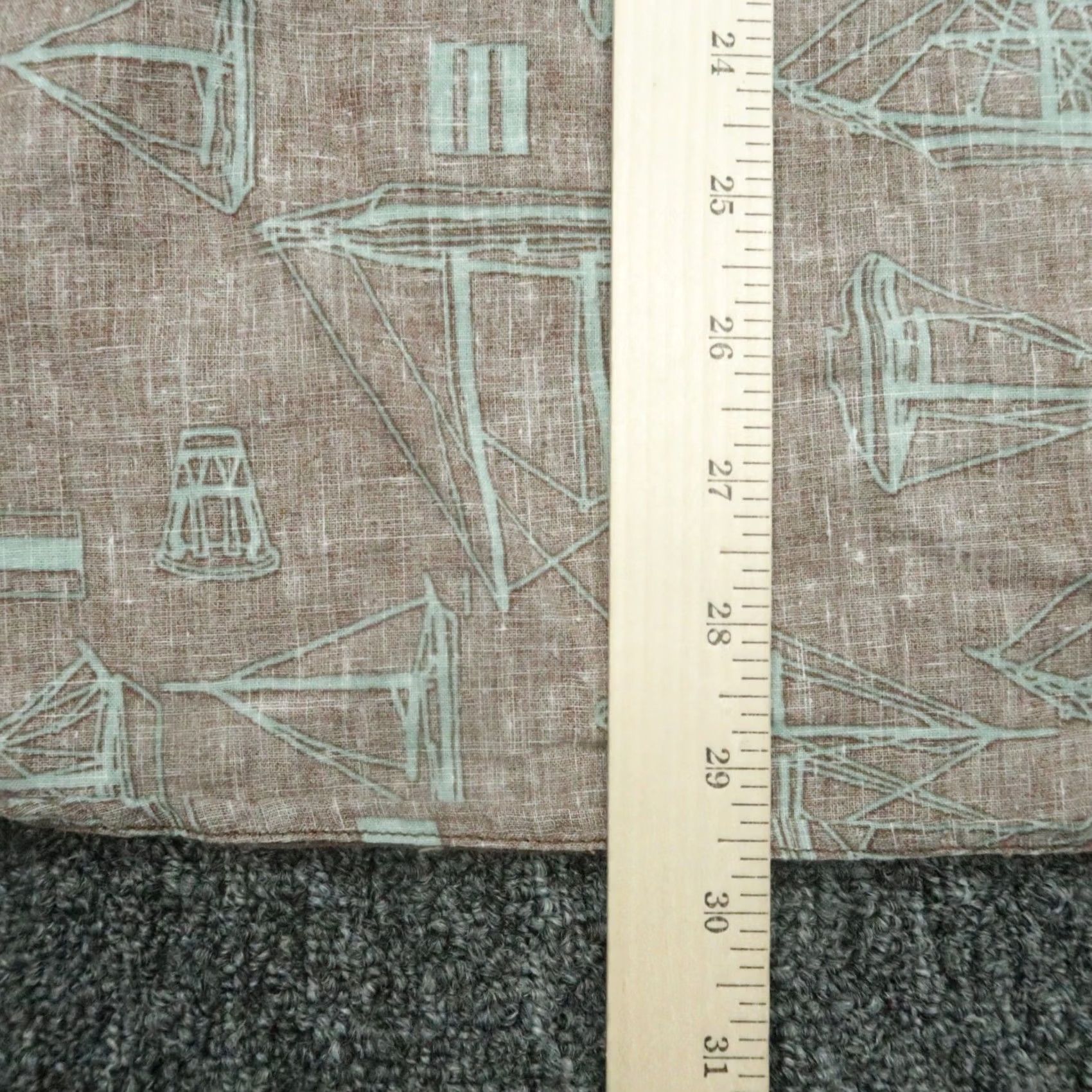 Reyn Spooner VINTAGE Reyn Spooner Shirt Mens 2XL Brown Hawaiian Inside Out Linen Cotton Sailing Geometric Short Sleeve Button-Up Collared All Seasons Lightweight Size US XXL / EU 58 / 5 - 7 Thumbnail