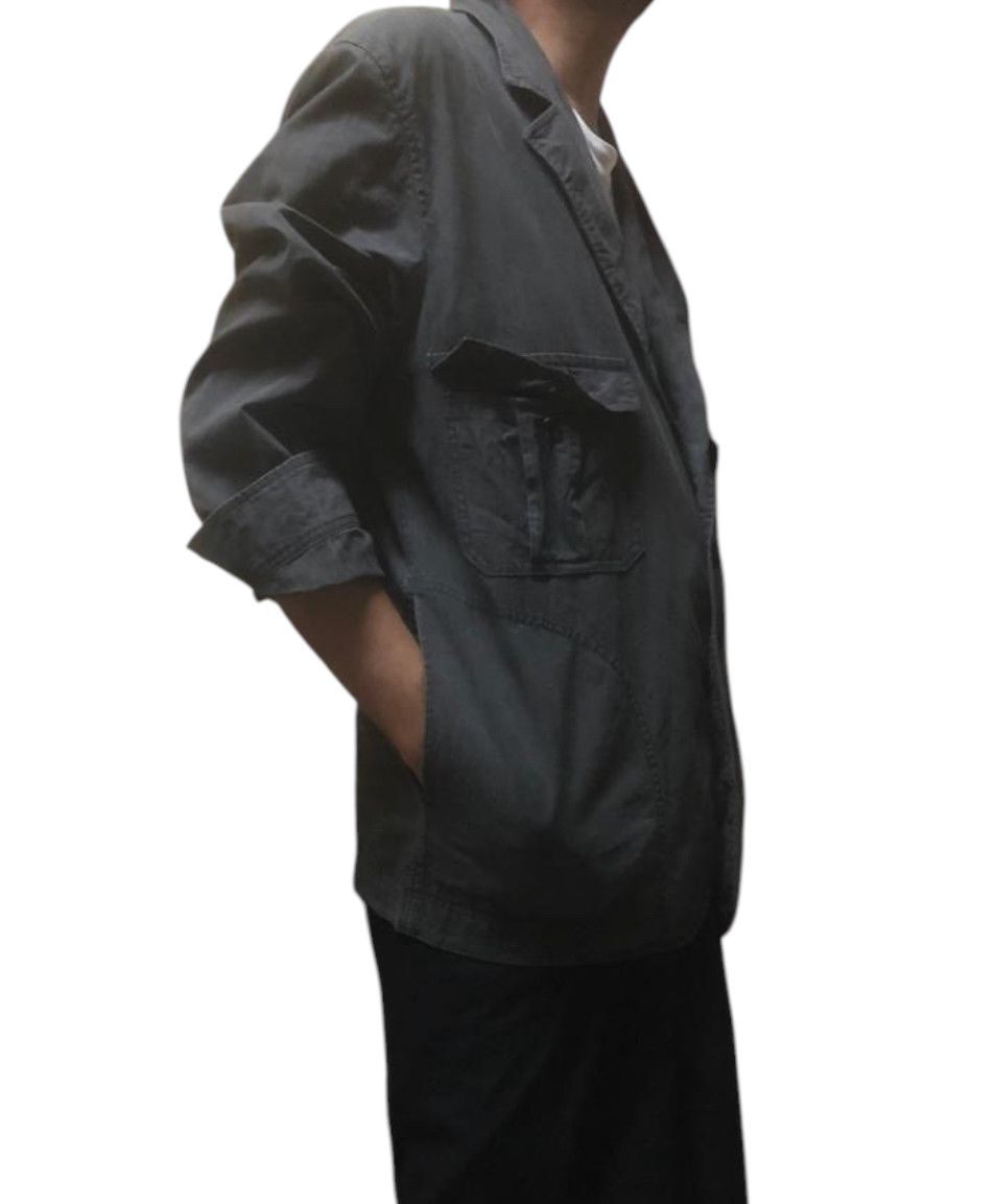 Comme des Garcons Homme Plus × Rei Kawakubo Trashed French Vintage Comme des garçon Home Work Jacket Size US M / EU 48-50 / 2 - 3 Thumbnail