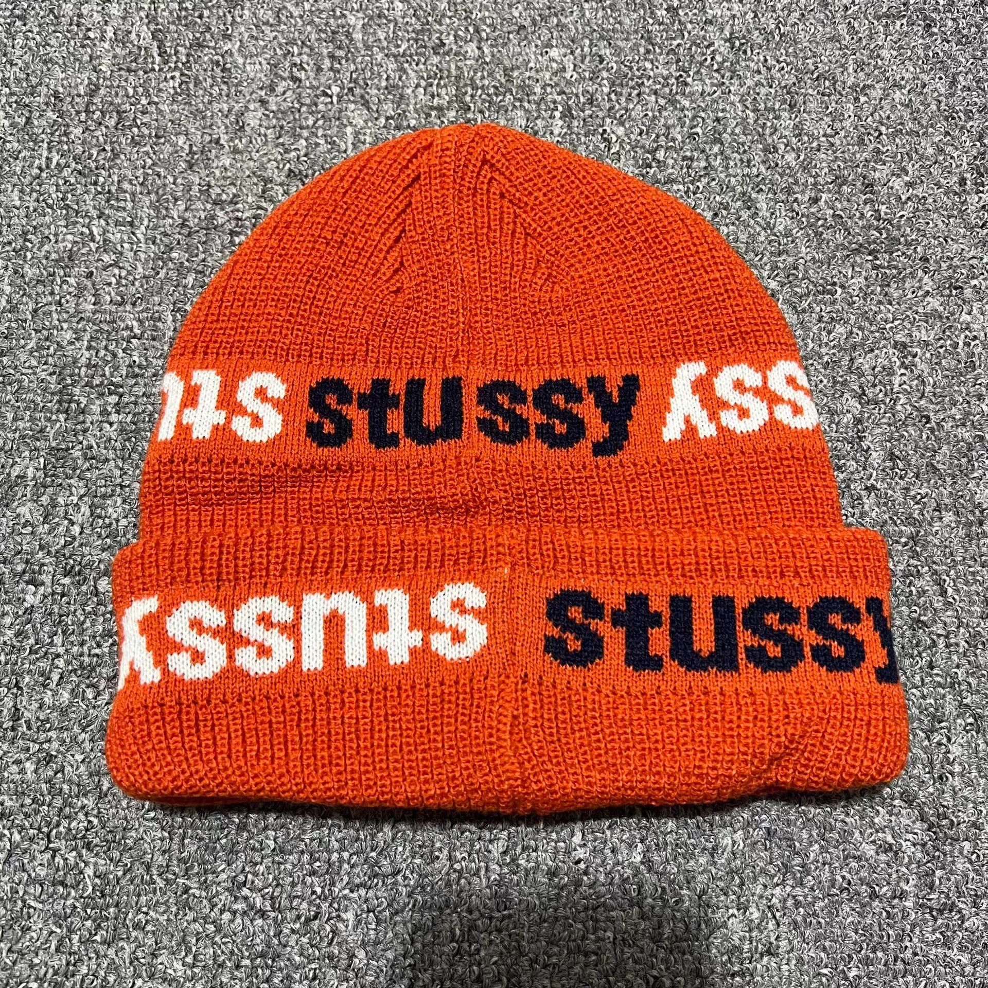 Stussy Stussy All-Over Logo Knitted Beanie Q7 Size ONE SIZE - 4 Thumbnail