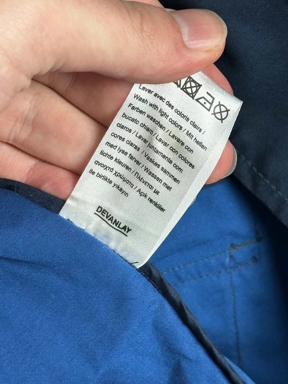 Lacoste Vintage Lacoste Trench Jacket Blue Size US XL / EU 56 / 4 - 13 Thumbnail