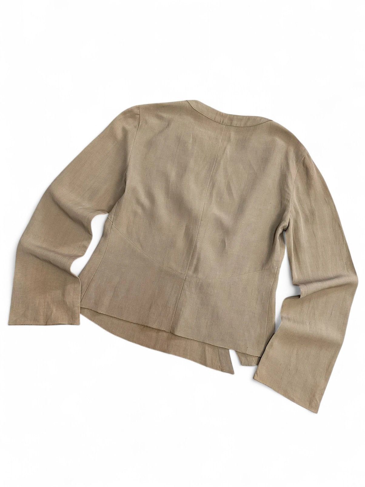 Armani Vintage Armani Beige Linen Two-Piece Minimalist Japan Style Size 28" / US 6 / IT 42 - 8 Thumbnail