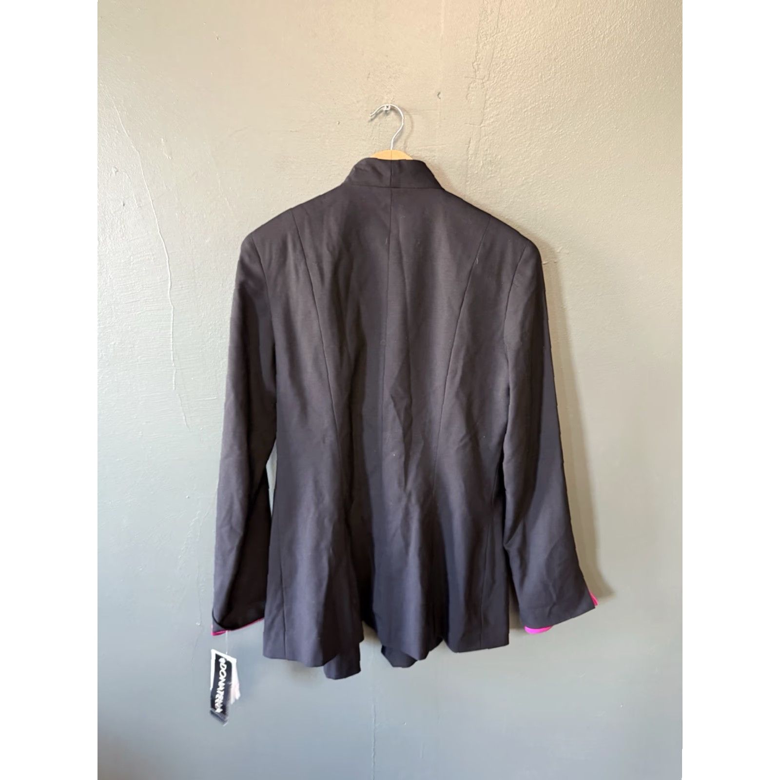 Vintage VINTAGE Donatella Blazer Women Jacket NWT Size 10 Black Tuxedo Style, Blazer, 19" Pit to Pit, 29" Back Hem, Jacket Womens Size L / US 10 / IT 46 - 2 Thumbnail