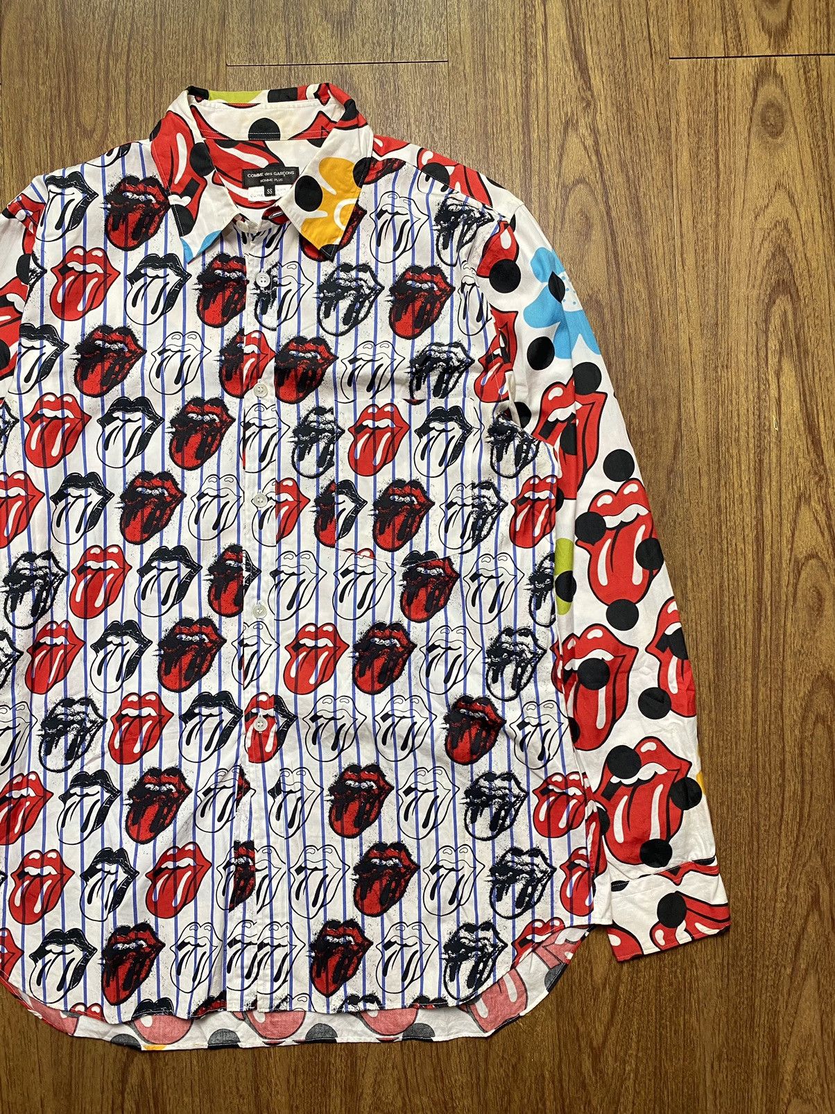 Comme des Garcons Homme Plus Runway SS06 CDG Homme Plus The Rolling Stones Shirt Size US S / EU 44-46 / 1 - 2 Thumbnail