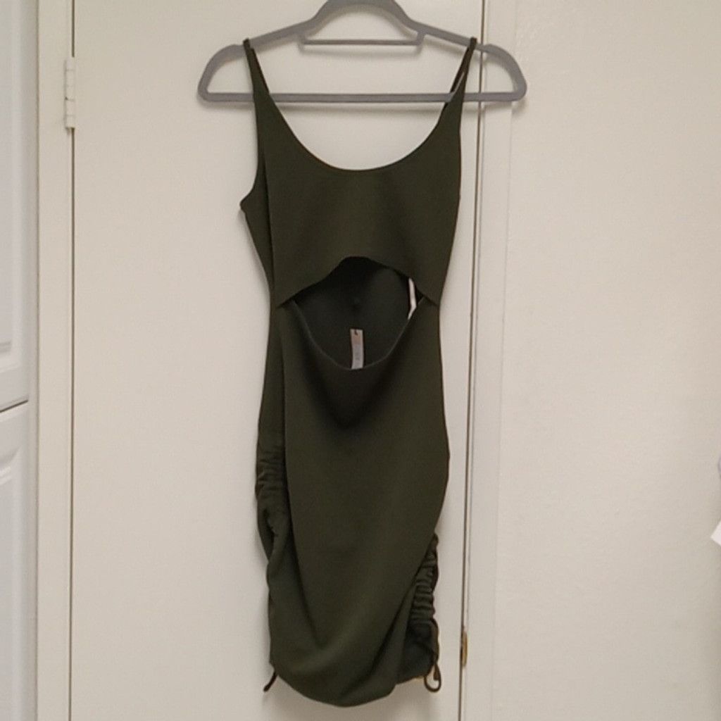 BCBGeneration BCBGenerations Cutout Drawstring Mini Dress Size XS / US 0-2 / IT 36-38 - 3 Thumbnail