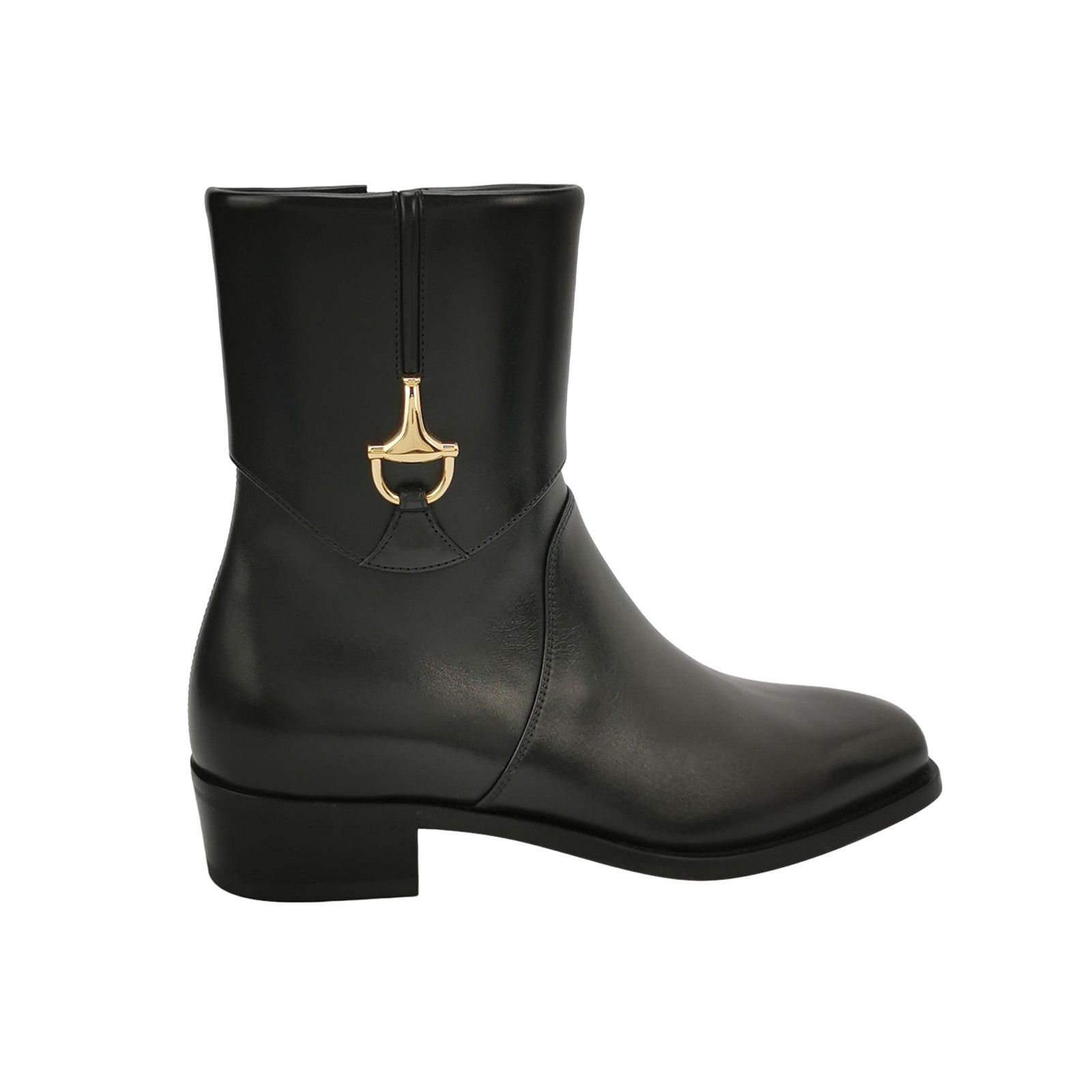 Gucci Gucci Half-Horsebit Leather Boots 38.5 Size US 8.5 / IT 38.5 - 1 Thumbnail