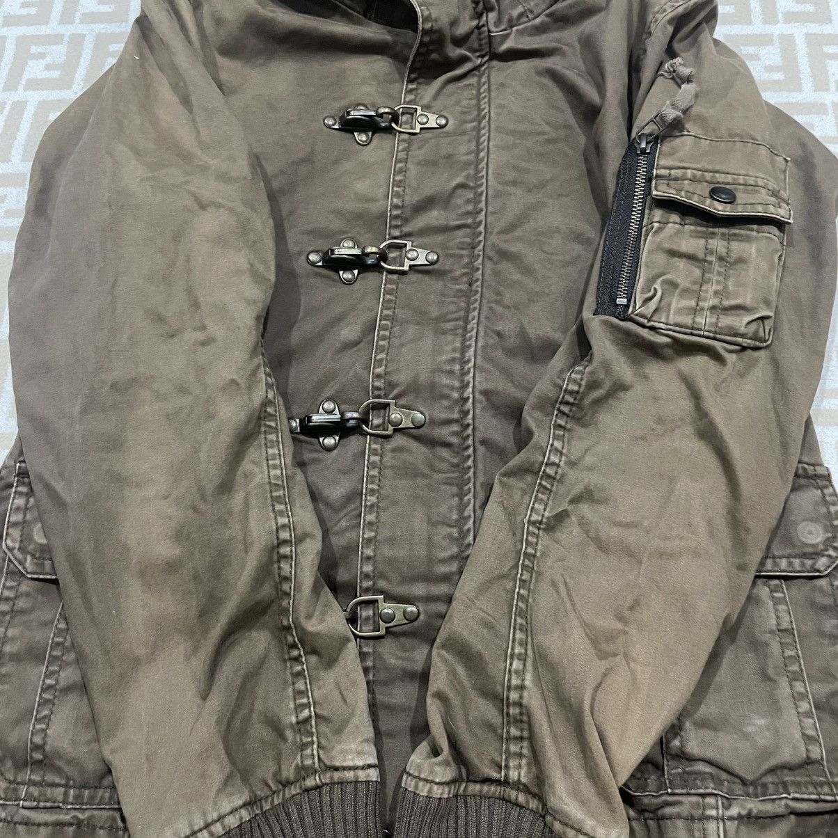 Issey Miyake Vintage Tete Homme Army Jacket Size US M / EU 48-50 / 2 - 7 Thumbnail