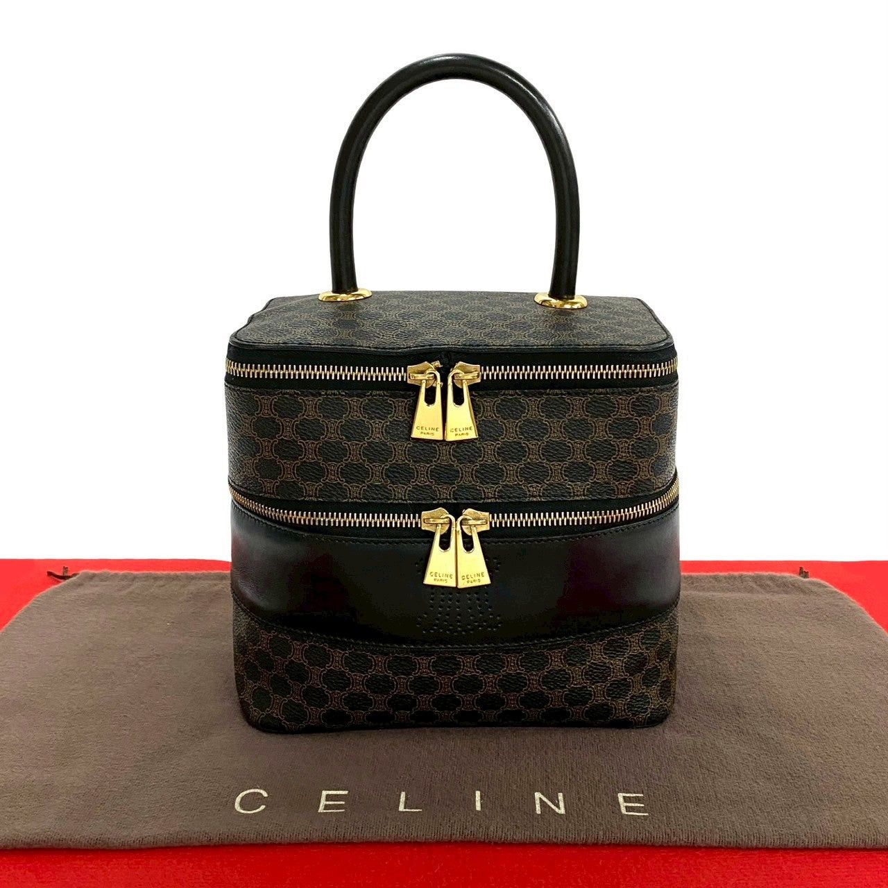 Celine Celine Handbag Black Leather Size ONE SIZE - 1 Thumbnail