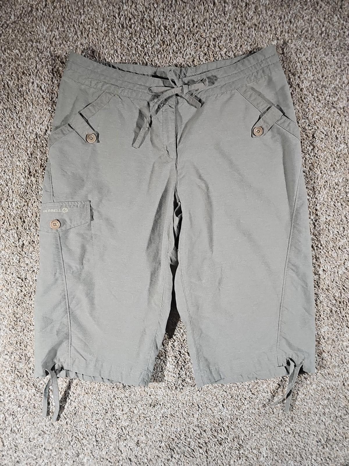 Merrell Merrell Sz 10 Green Capri Shorts Size 32" / US 10 / IT 46 - 1 Thumbnail
