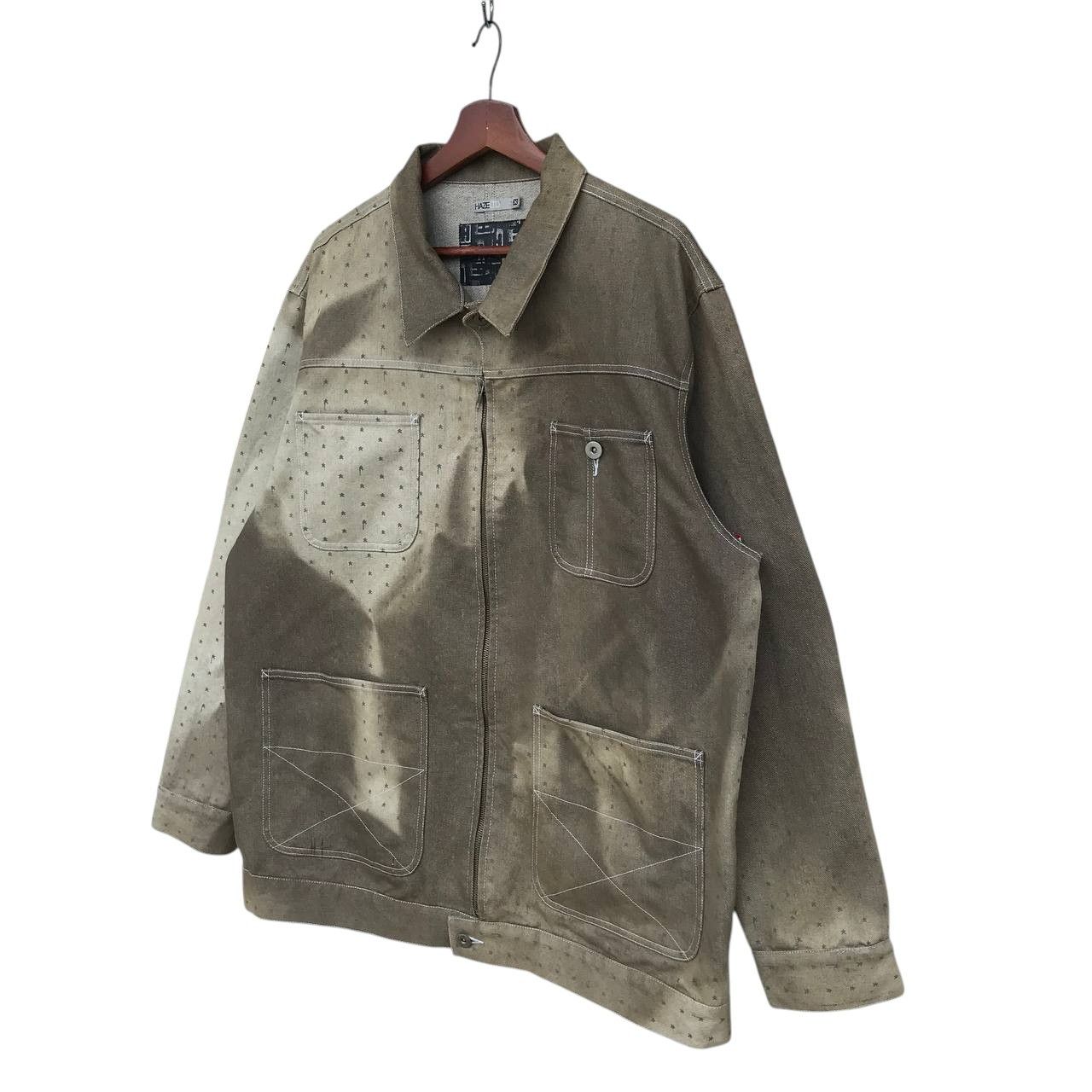 Haze × Japanese Brand VINTAGE HAZE FADED CHORE JACKET PAINTED DOT Size US XL / EU 56 / 4 - 9 Thumbnail