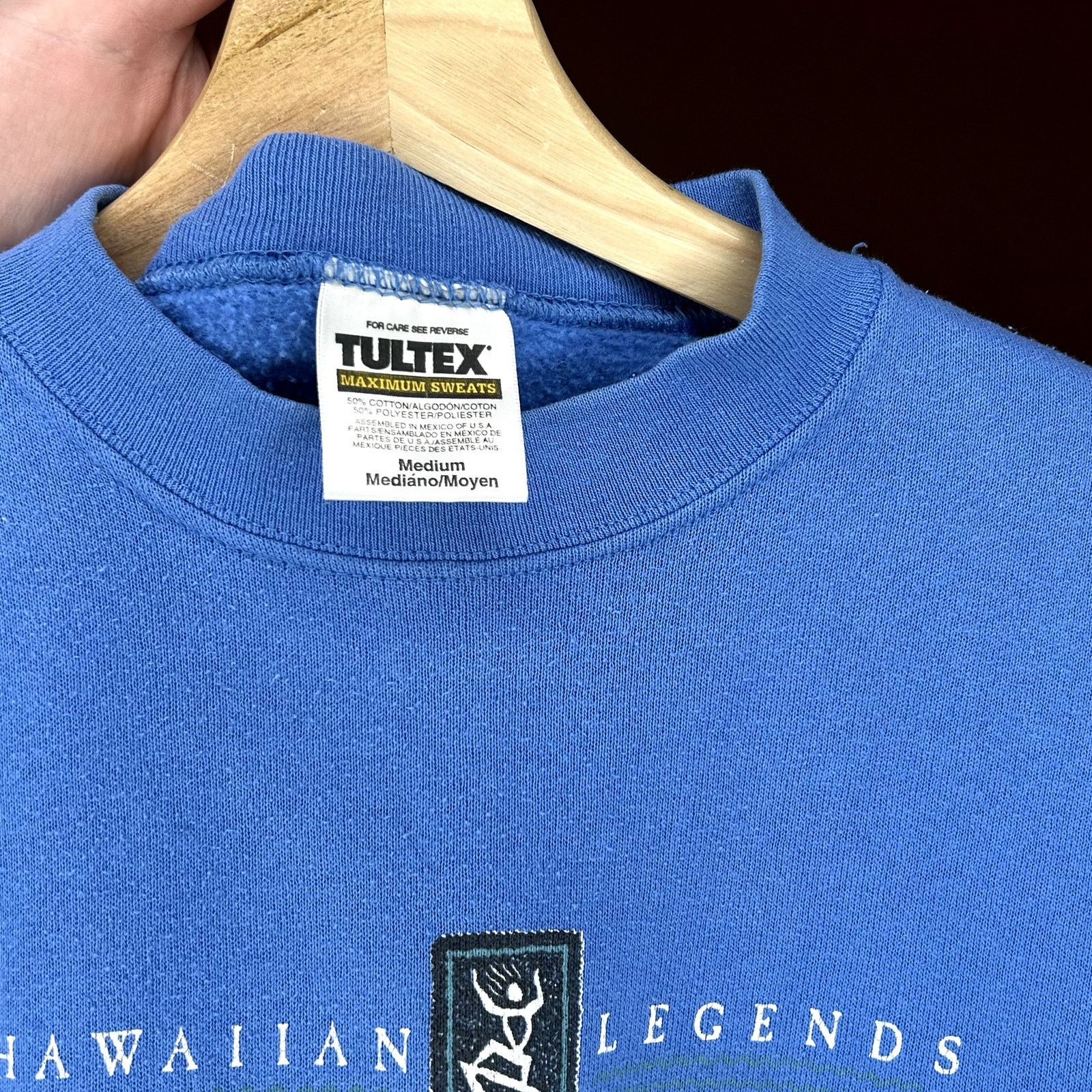 Tultex Vintage Hawaii Surfing Crewneck Medium Size US M / EU 48-50 / 2 - 5 Thumbnail