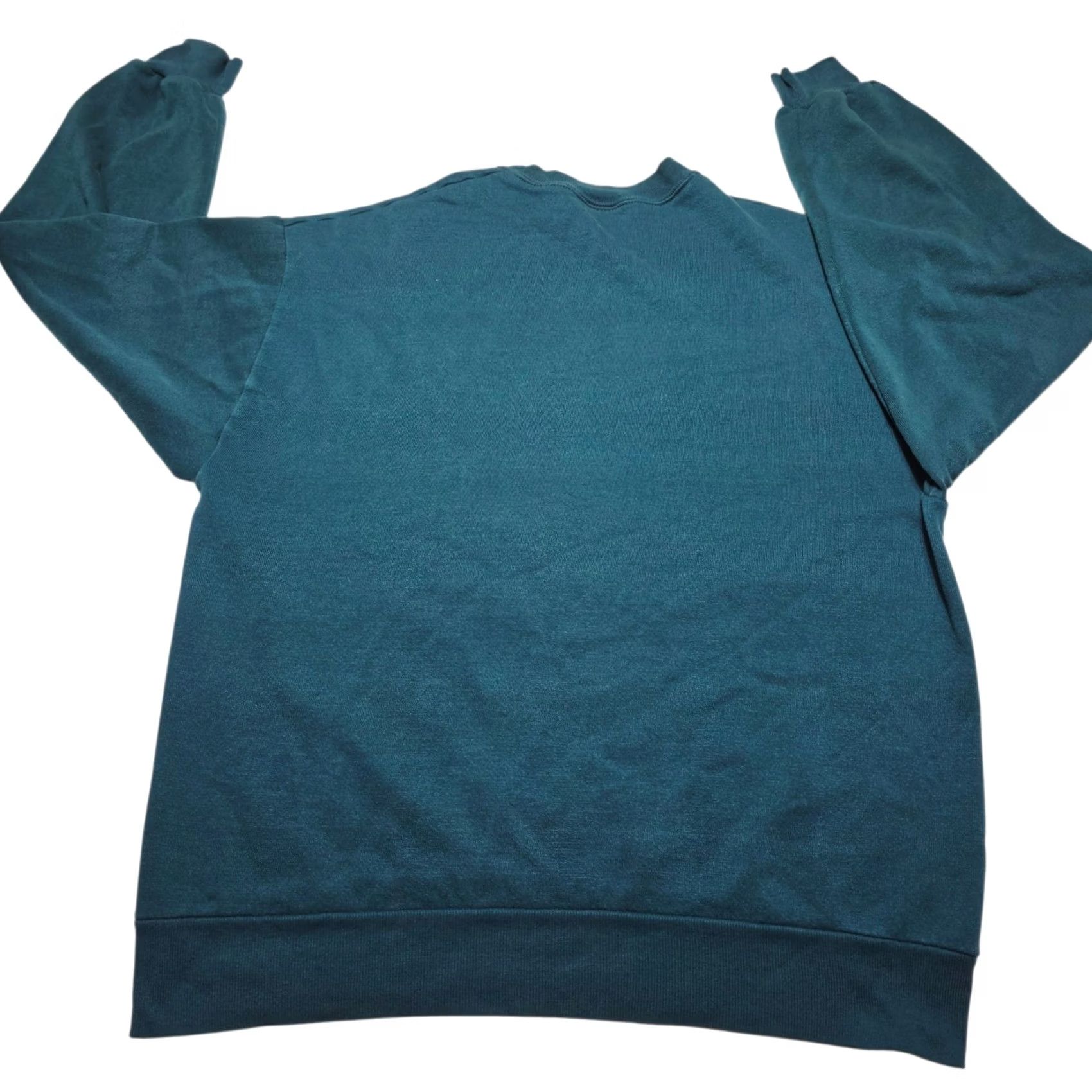 Jerzees VINTAGE Jerzees Sweatshirt Crewneck Long Sleeve Teal Green Men's L USA Size US L / EU 52-54 / 3 - 2 Thumbnail
