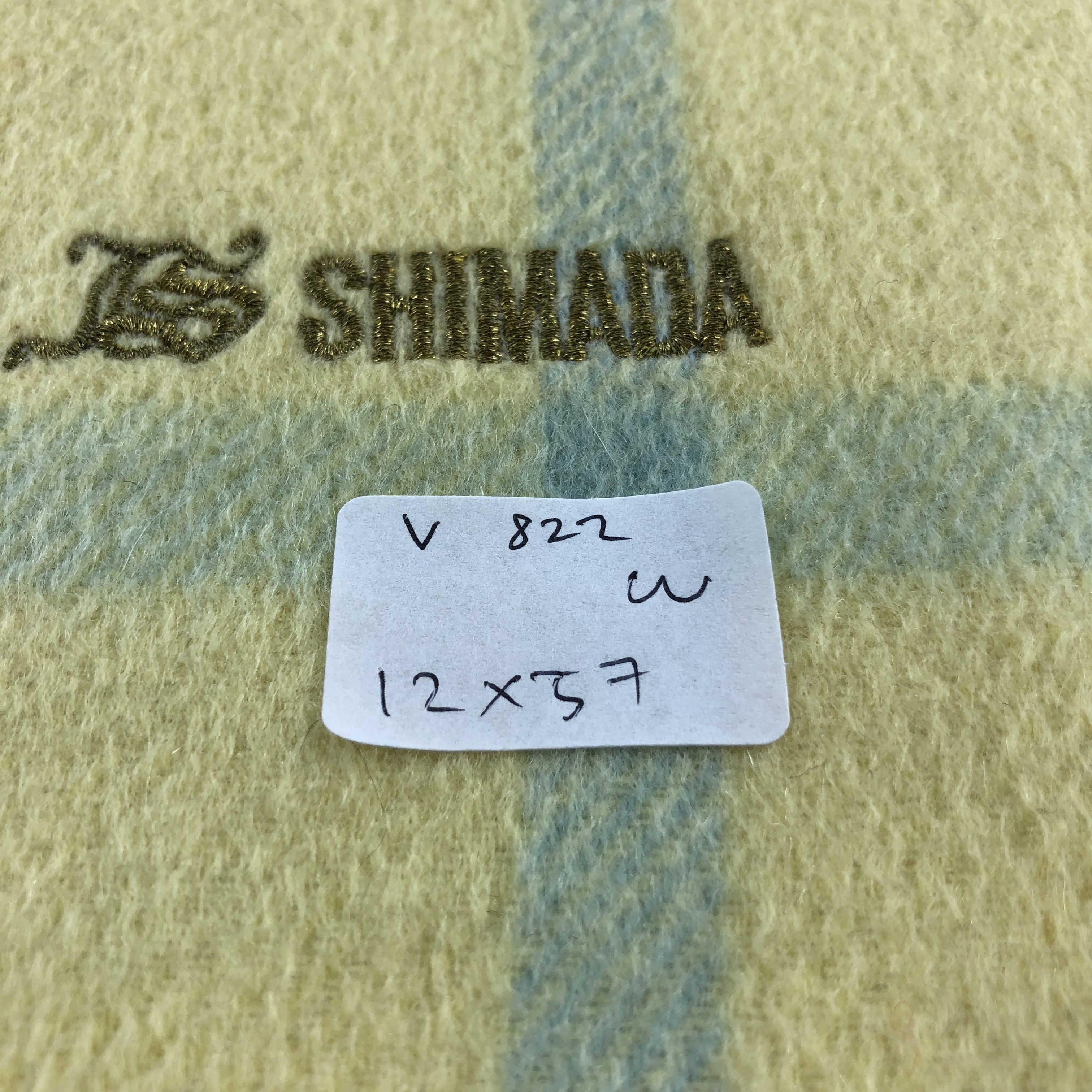 Junko Shimada Junko Shimada Tartan Wool Scarf Muffler V822 Size ONE SIZE - 8 Thumbnail