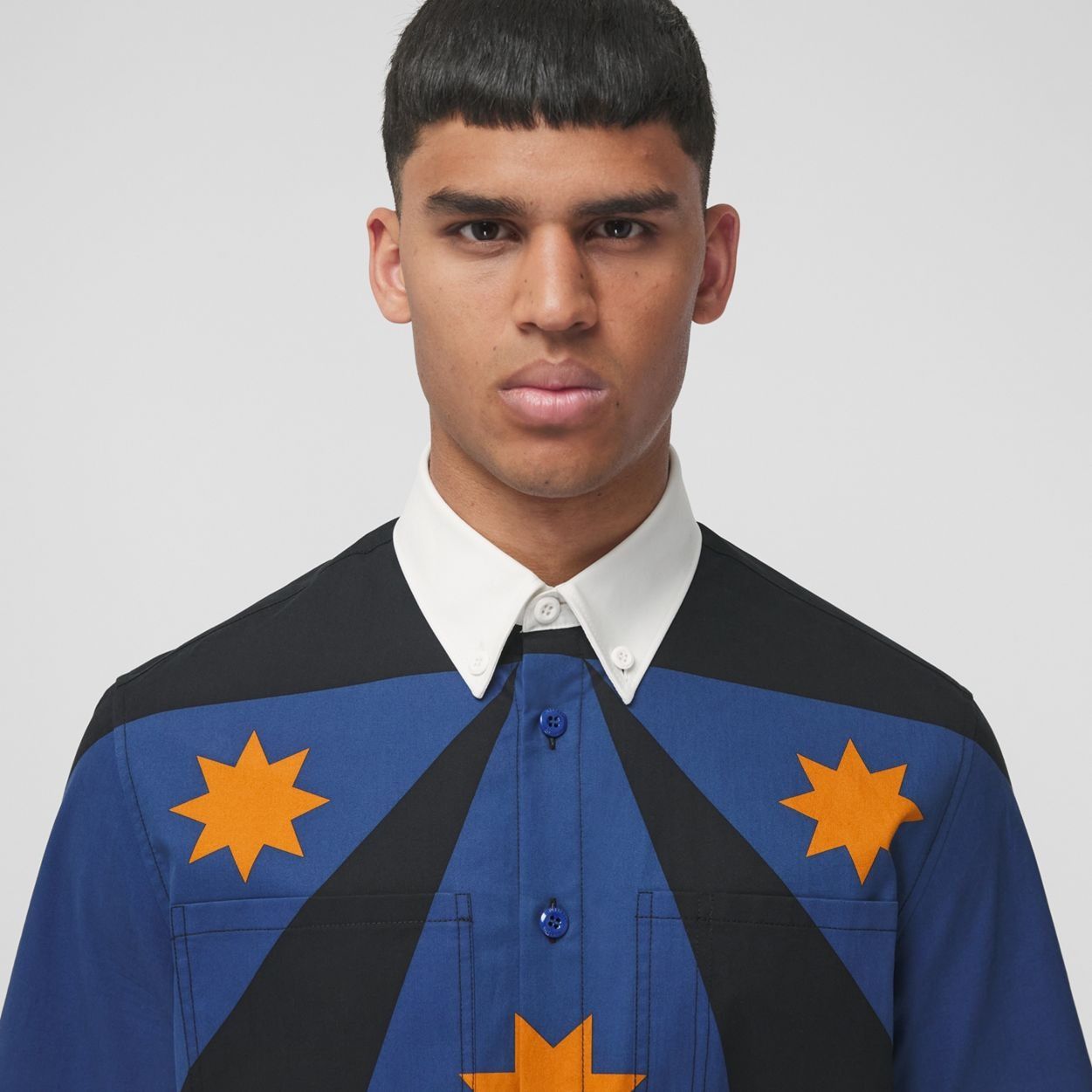 Burberry o1y0426 Patterned Shirt in Multicolor Size US XS / EU 42 / 0 - 2 Thumbnail