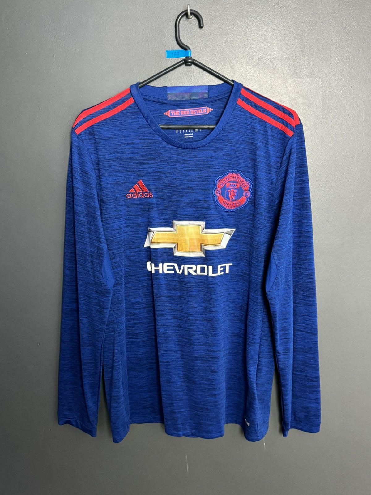 Adidas Manchester United 16/17 Away Football Long Sleeve Jersey Size US M / EU 48-50 / 2 - 1 Thumbnail
