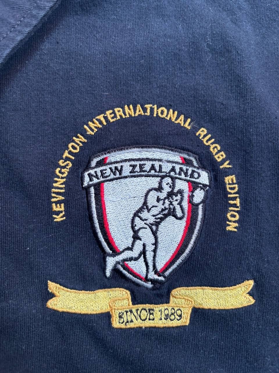 Vintage Kevingston New Zealand International Rugby Polo Shirt Size M Size US M / EU 48-50 / 2 - 14 Thumbnail