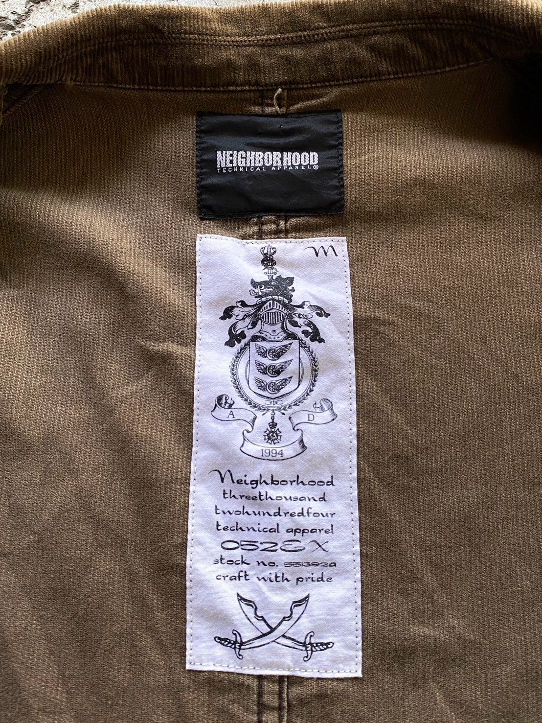 Neighborhood NEIGHBORHOOD NBHD Corduroy Chore Blazer Jacket Made in Japan Size US L / EU 52-54 / 3 - 4 Thumbnail