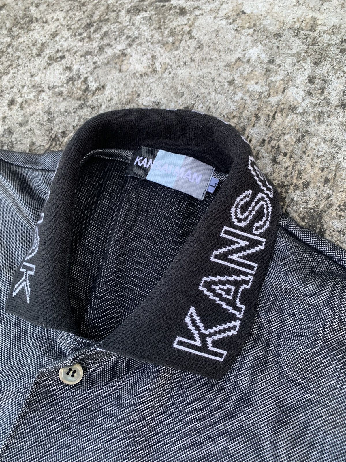 Kansai man short sleeve button up shirt