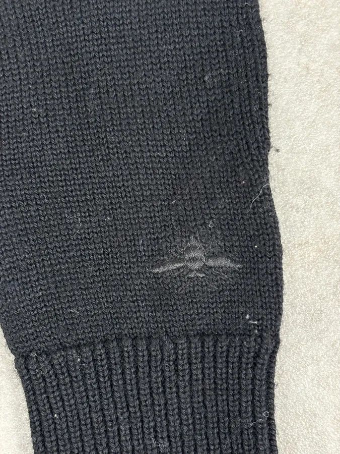 Dior AW2008 Dior Black Premium Wool Gloves Size ONE SIZE - 8 Thumbnail