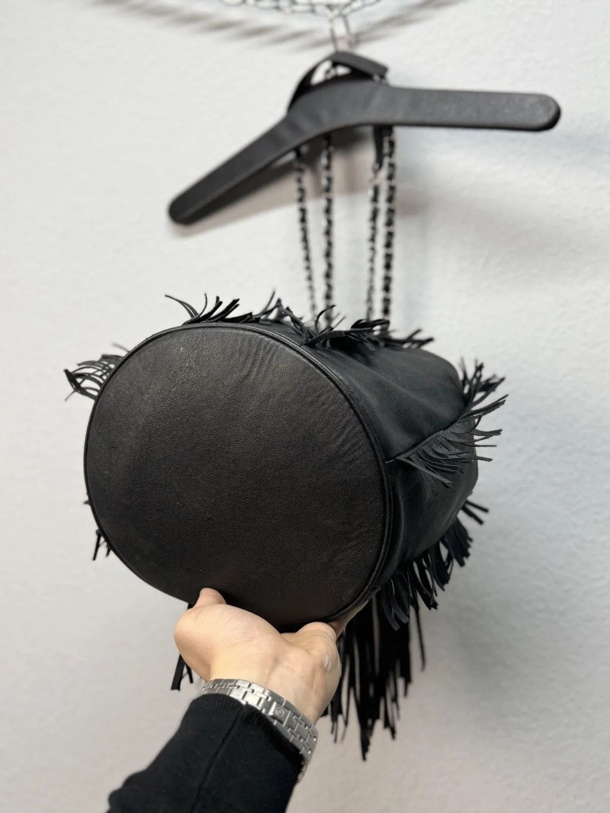 Diesel messenger sling bag canvas leather handmade gothic opium Size ONE SIZE - 9 Thumbnail