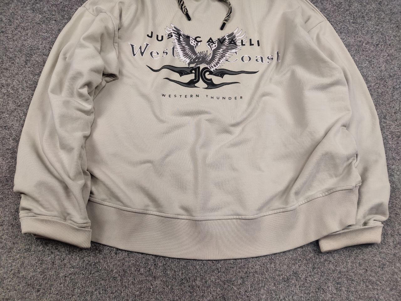 Just Cavalli Roberto Just Cavalli west coast Logo Oversized Hoodie Size US XL / EU 56 / 4 - 10 Thumbnail