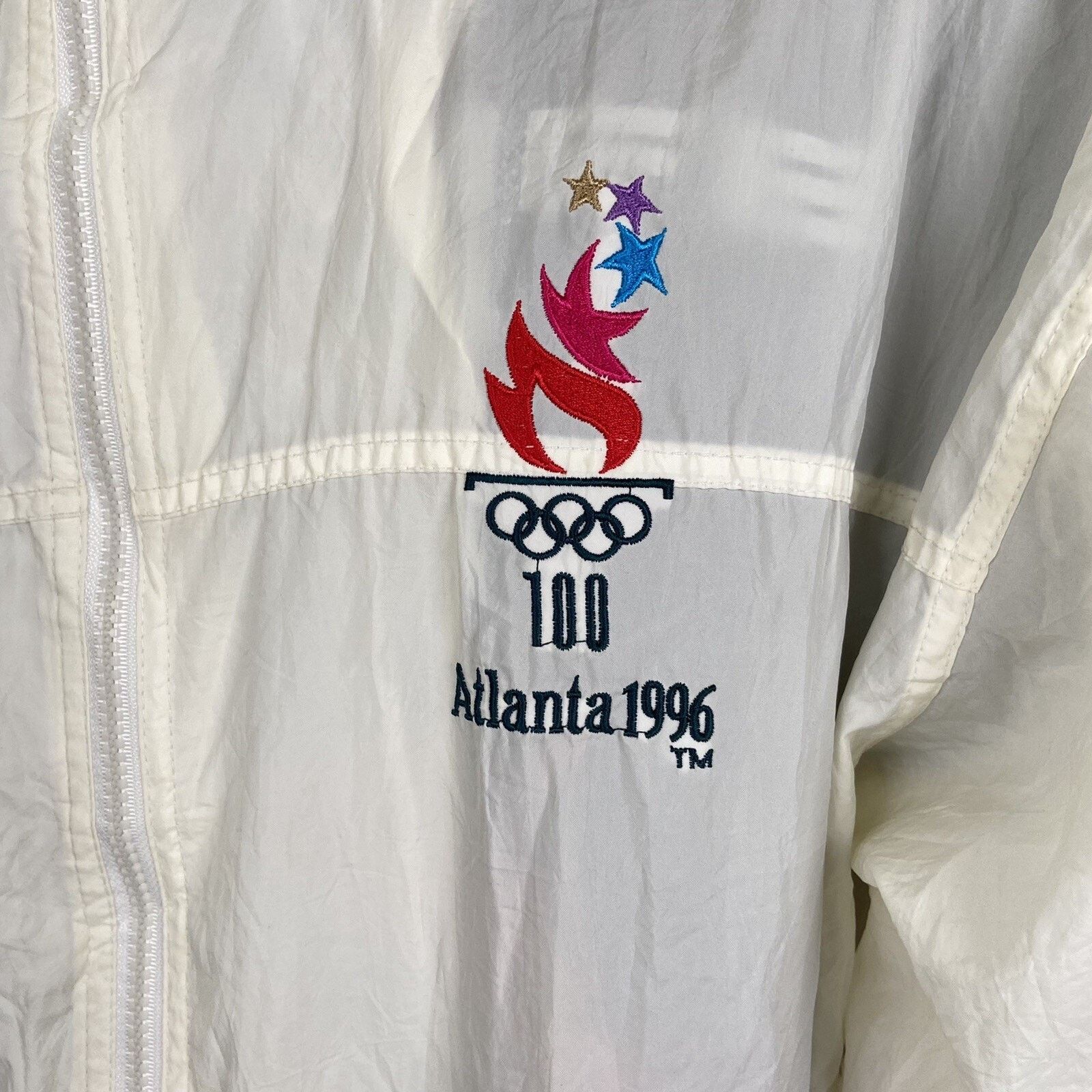 Starter Atlanta Olympics 1996 Starter Vintage Windbreaker Size XL Size US XL / EU 56 / 4 - 3 Thumbnail