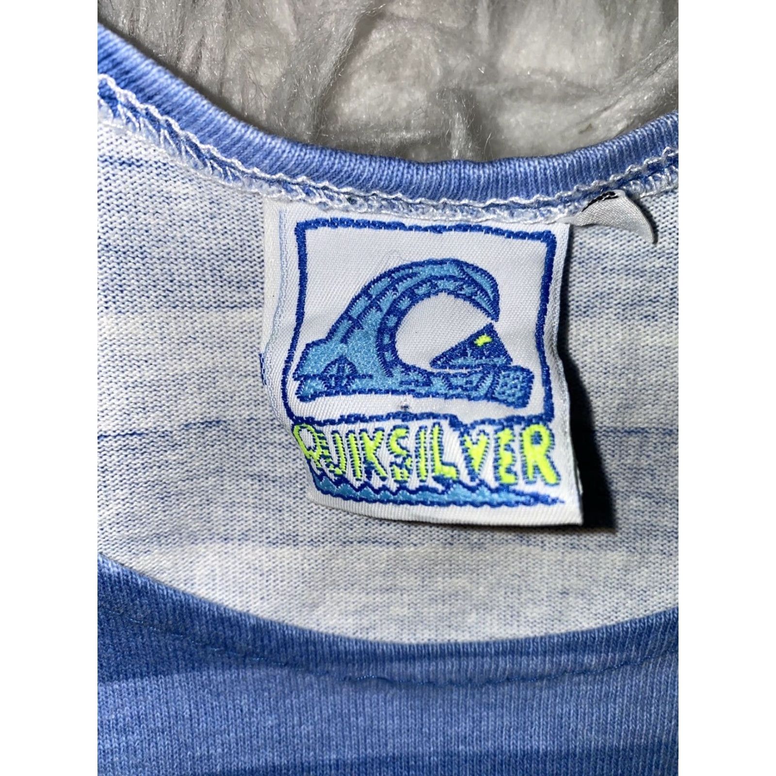 Quiksilver VINTAGE Quiksilver men's tank top 1980s striped sleeveless blue size M Size US M / EU 48-50 / 2 - 2 Thumbnail