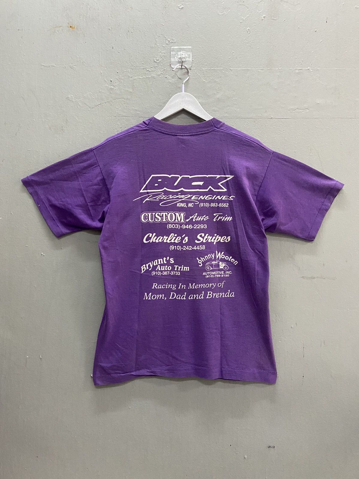 Vintage VINTAGE MARK JONES BUCK RACING ENGINE TEE SHIRT Size US M / EU 48-50 / 2 - 2 Thumbnail
