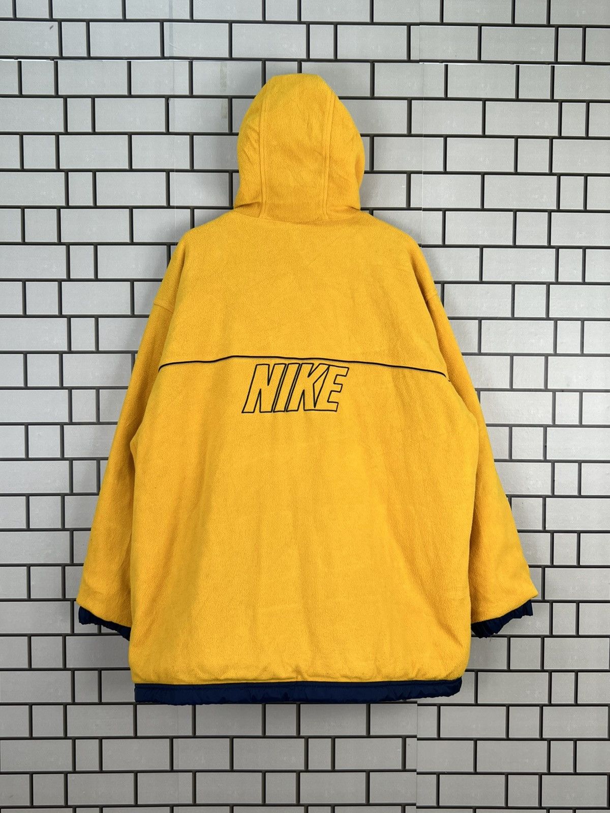 Nike Vintage Nike Hooded Reversible Jacket Size US L / EU 52-54 / 3 - 22 Thumbnail