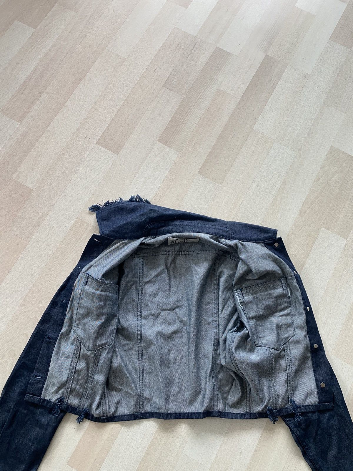 Acne Studios Acne Studios Cropped Denim Jacket Size M / US 6-8 / IT 42-44 - 7 Thumbnail