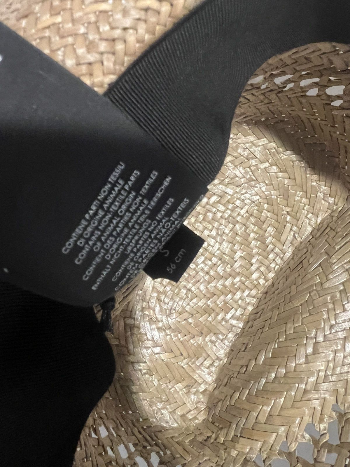 Saint Laurent Paris Saint Laurent straw hat. S. $895 Size ONE SIZE - 7 Thumbnail