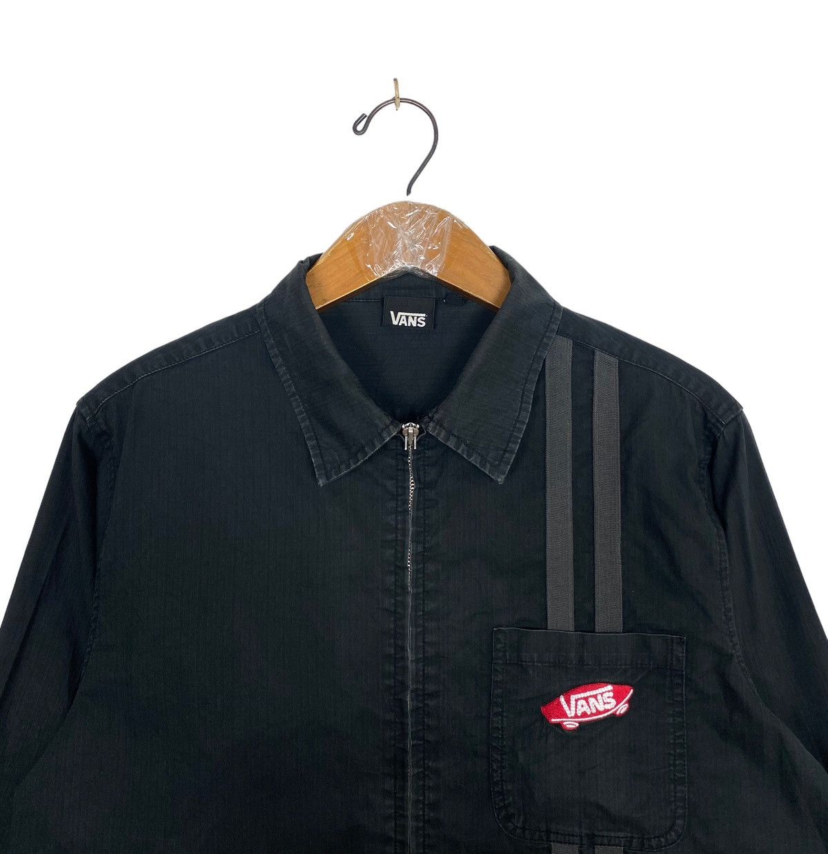 Vans Rare‼️ Vans Embroidery Spell Out Zipper Jacket Size US S / EU 44-46 / 1 - 6 Thumbnail
