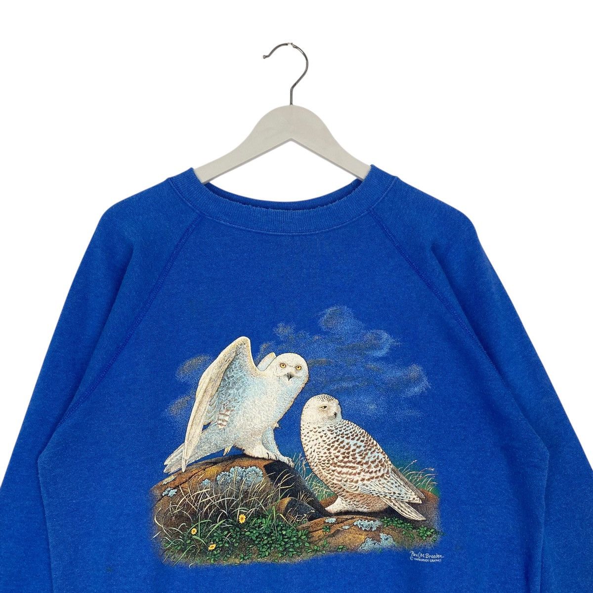 Other Vintage Hanes Republic Graphic Crewneck Sweatshirt Blue SzL Size US L / EU 52-54 / 3 - 4 Thumbnail