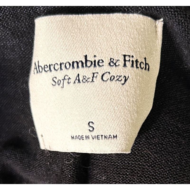 Abercrombie & Fitch Abercrombie & Fitch Soft A & F Cozy Side Tie Black Sweater Size S / US 4 / IT 40 - 5 Thumbnail