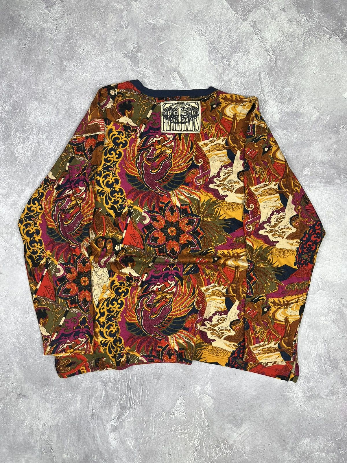 Gianfranco Ferre Vintage GF Ferre Jeans Dragon Japanese Vintage Long Sleeve Size L / US 10 / IT 46 - 5 Thumbnail