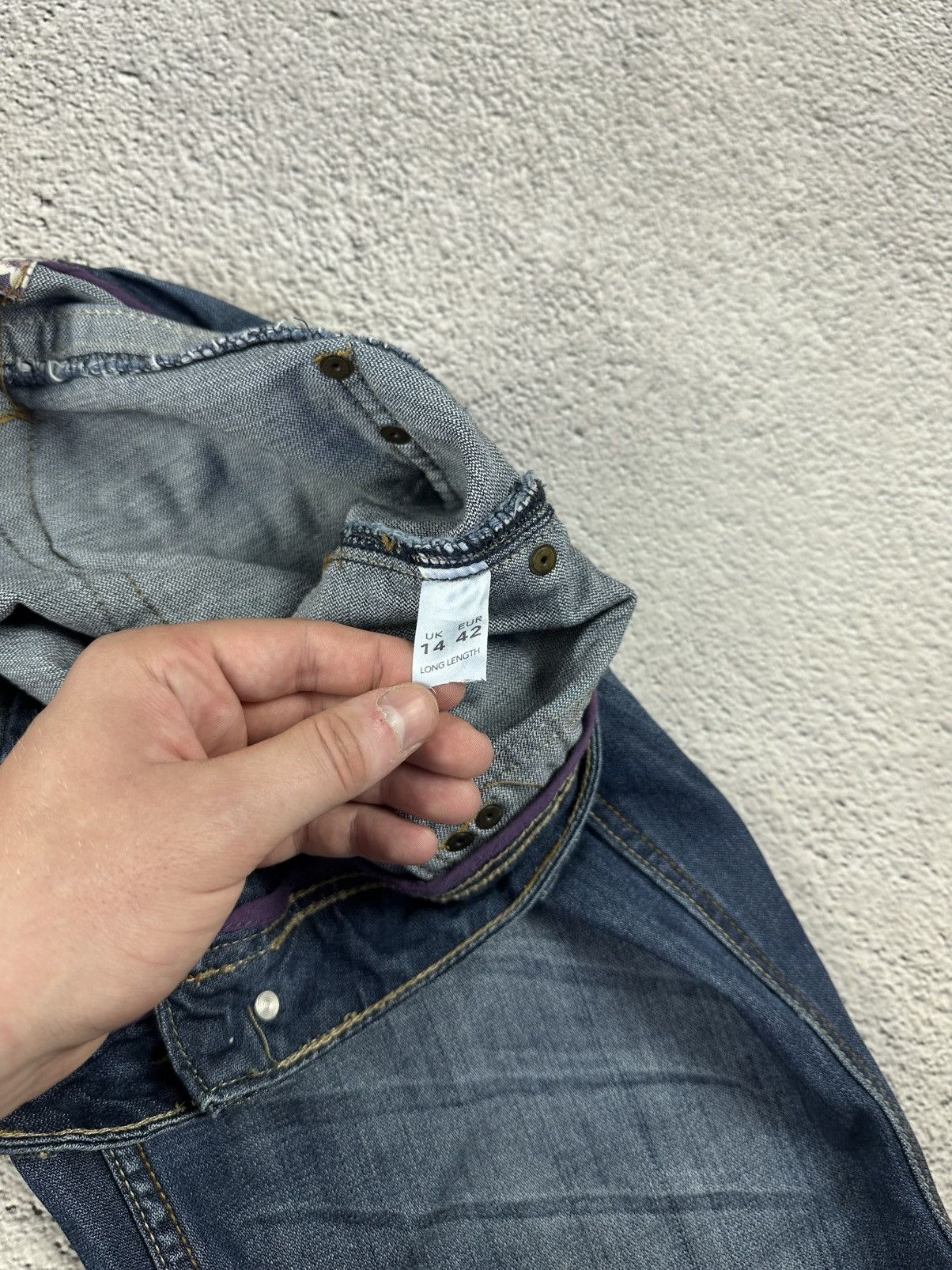 If Six Was Nine Vintage Baggy Jeans Faded Japan Trashed Y2K Avant Garde SK8 Size 32" / US 10 / IT 46 - 11 Thumbnail