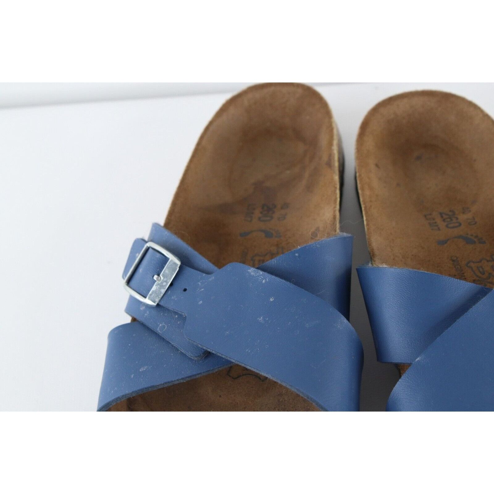Birkenstock × Vintage Vintage Birkis Birkenstock Cross Buckle Strap Sandals Size US 9 / IT 39 - 3 Thumbnail