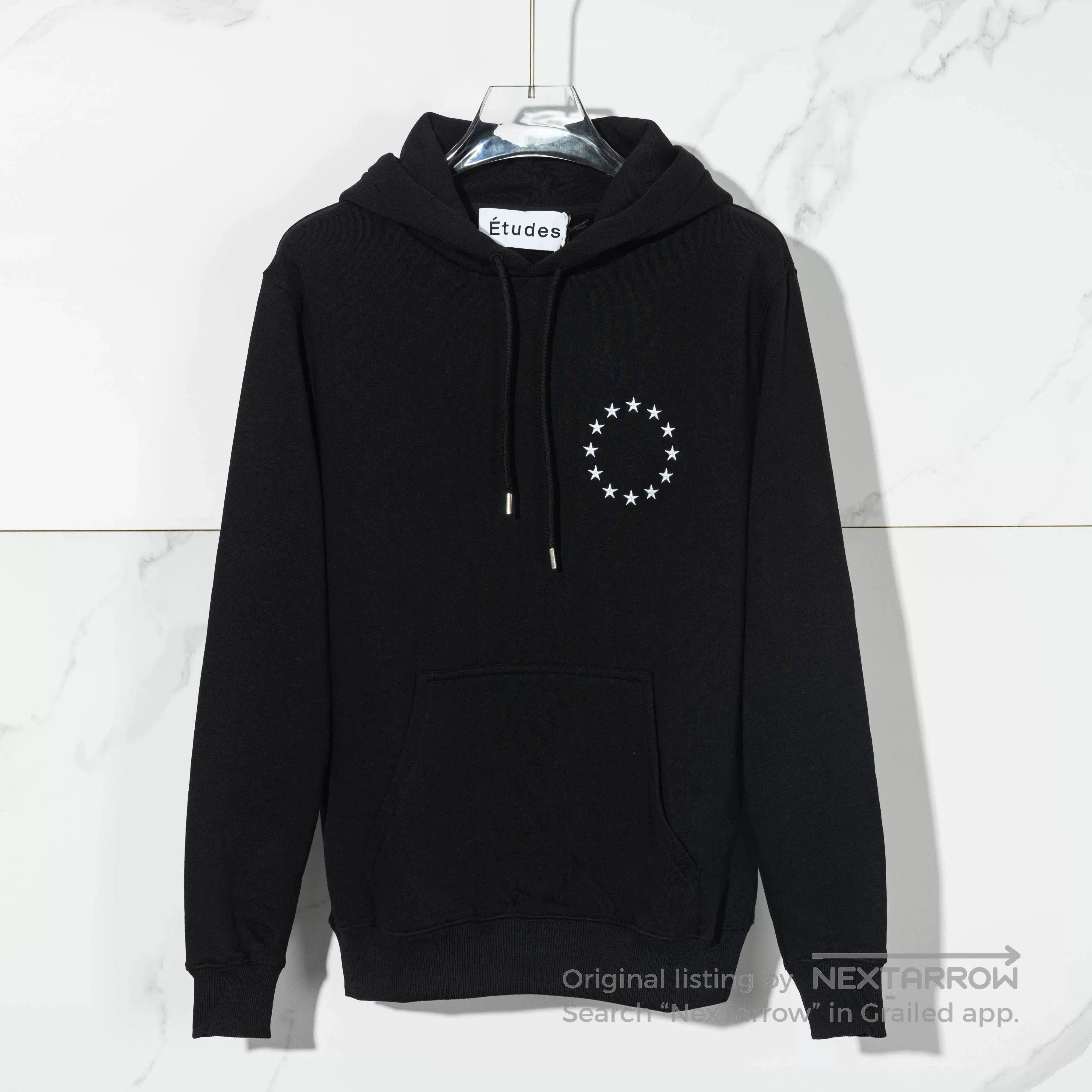 Etudes Etudes Men's Star Hooded Fleece Sweatshirt. Size US M / EU 48-50 / 2 - 1 Thumbnail