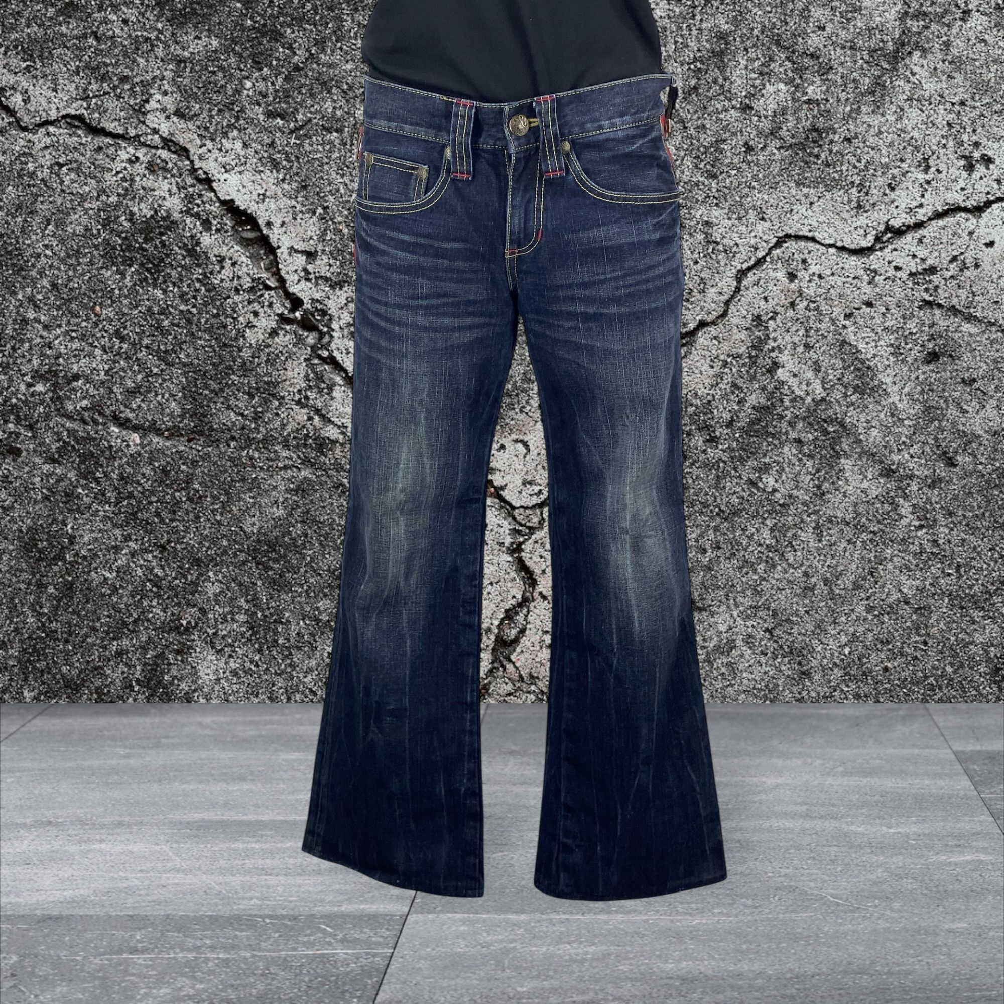 Japanese Brand BCBG Bootcut Denim Jeans Flare Jeans Pants New Age Cowboys Size 24" / US 00 / IT 34 - 2 Thumbnail