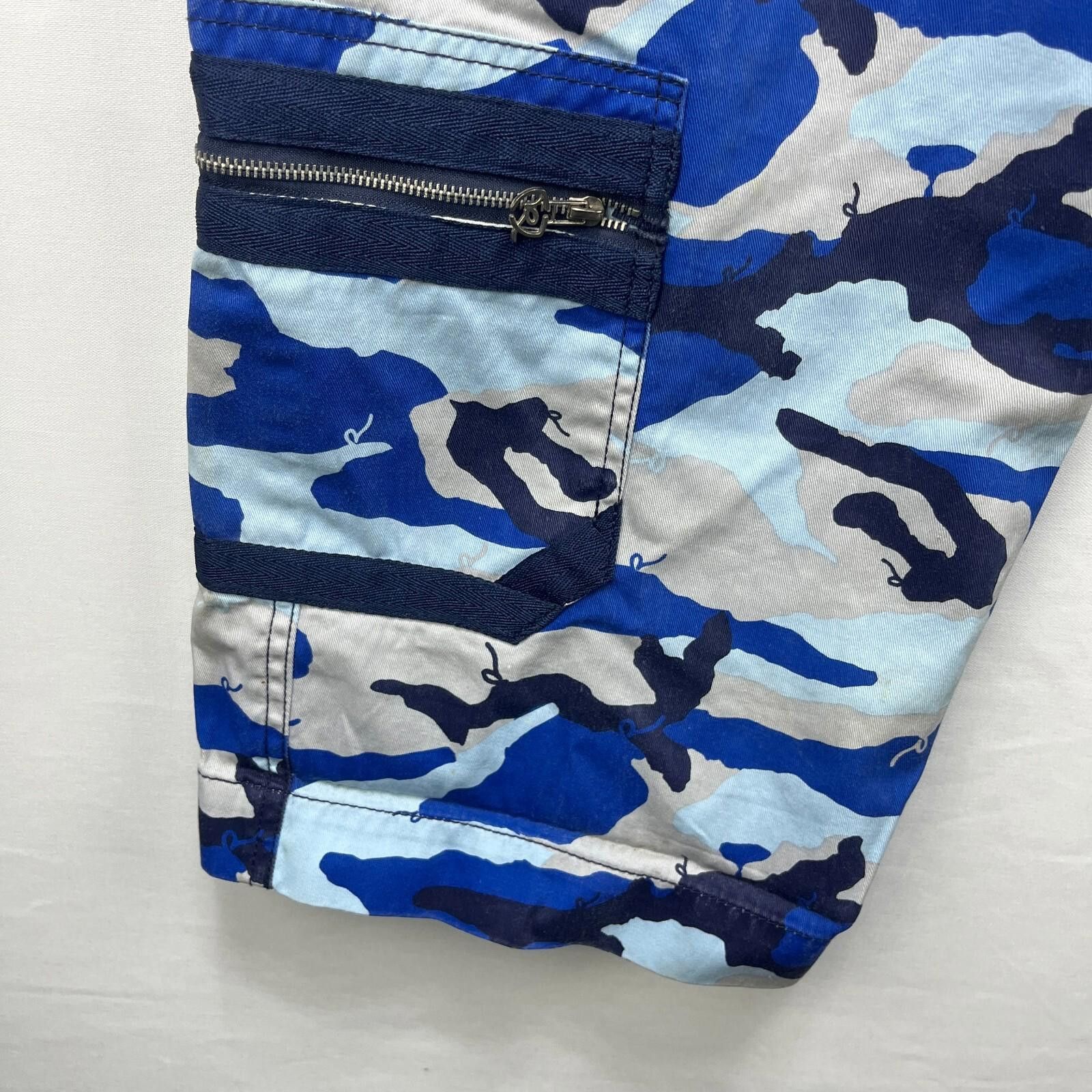 Rocawear Vintage Y2K Rocawear Blue Camo Baggy Pants Skater Waist 30 Size US 30 / EU 46 - 10 Thumbnail