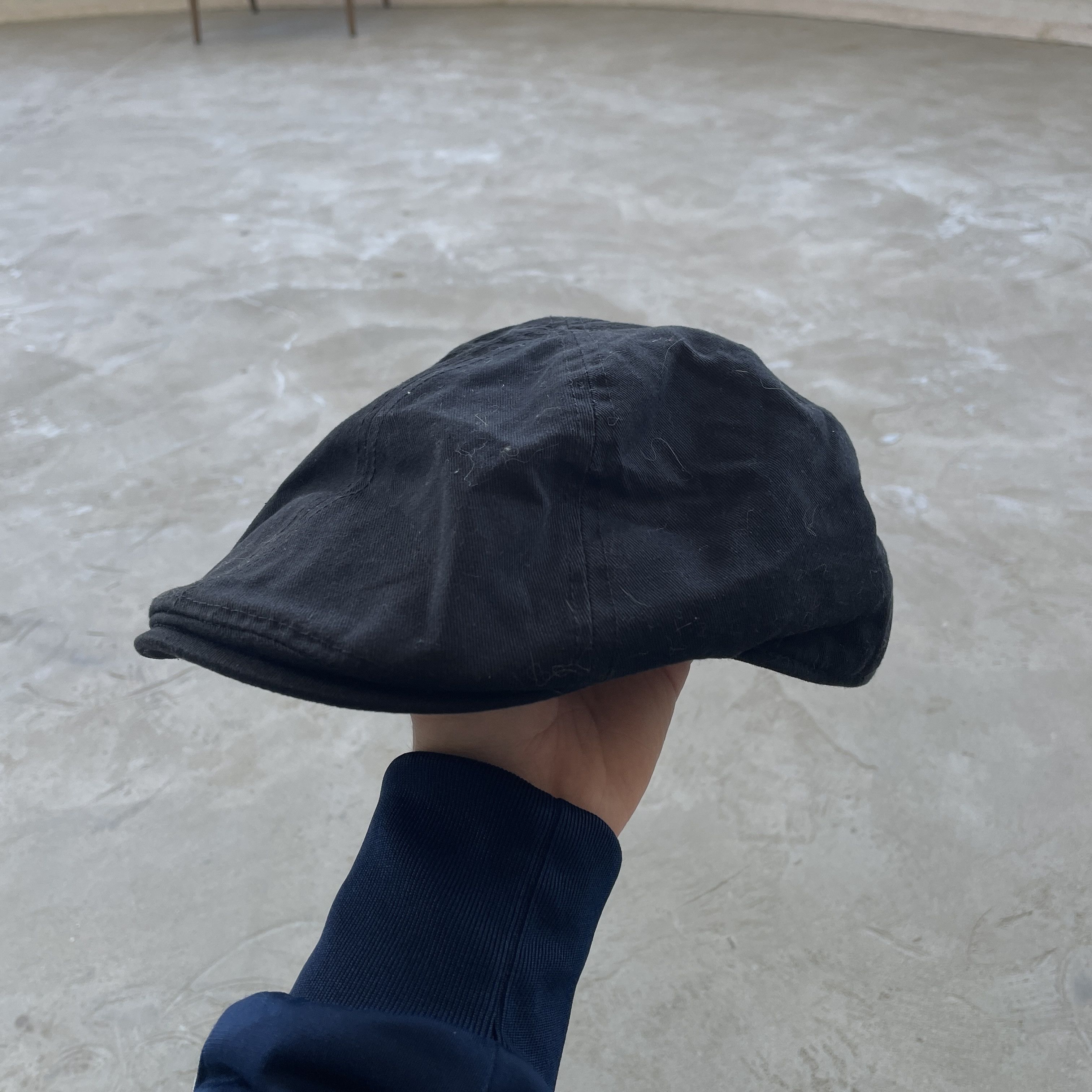 Harley Davidson Harley Davidson Vintage Black Cotton Driver Flat Cap L Size ONE SIZE - 6 Thumbnail